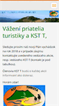 Mobile Screenshot of kst-turista.sk