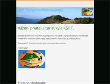 Tablet Screenshot of kst-turista.sk